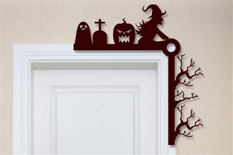 Laser Cut Halloween Door Corner Svg Graphic By Art Hub Creative Fabrica