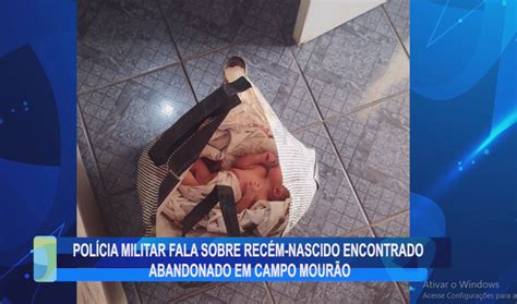 RECÉM NASCIDO É ENCONTRADO ABANDONADO EMBAIXO DE ARBUSTO EM CAMPO