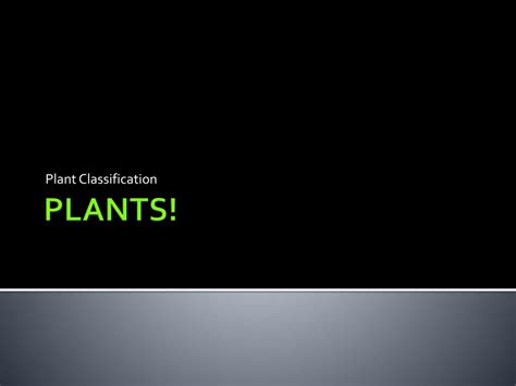 Ppt Plants Powerpoint Presentation Free Download Id1560596