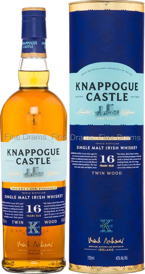 Knappogue Castle 16 Year Old Twin Wood Whiskey