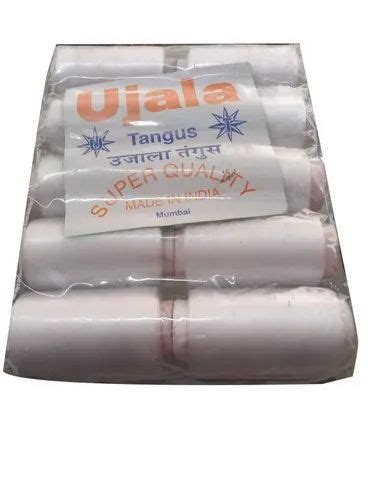 White Spun Ujala Tangus Super Quality Polyester Thread For Embroidery