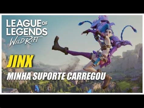 Jinx Adc Fui Carregado Por Minha Duo Gameplay League Of Legends