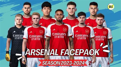 Arsenal Facepack Terbaru Season Update Youtube