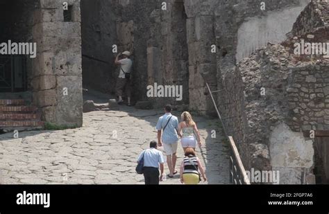 Entering Pompeii Stock Videos Footage Hd And K Video Clips Alamy