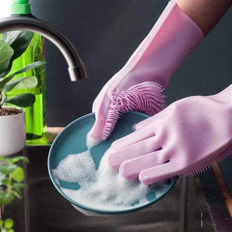 Dishwashing Scrubber Gloves – Sprinting Home