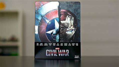 Arrivage Captain America Civil War Blu Ray Steelbook Edition Spéciale