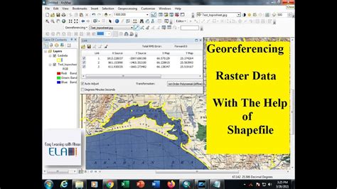 Georeferencing Raster Data By Shapefile In ArcGIS Georeferencing Type