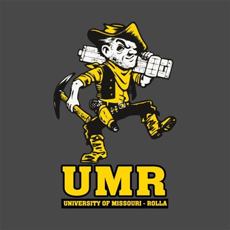 the umr mascot running with a hammer in his hand