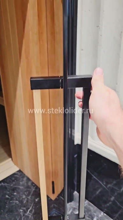 Дверь стеклянная в сауну в алюминиевой коробке 75х200 Арт. 3503 GR2 ...