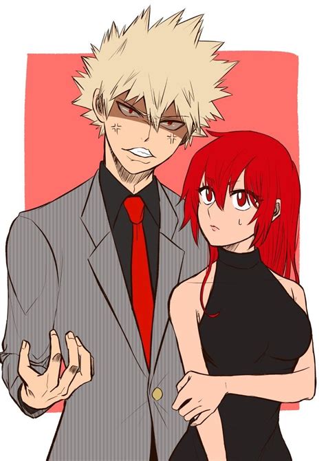 Bakugou Katsuki • Fem Kirishima Eijirou Rumba00x My Hero Academia