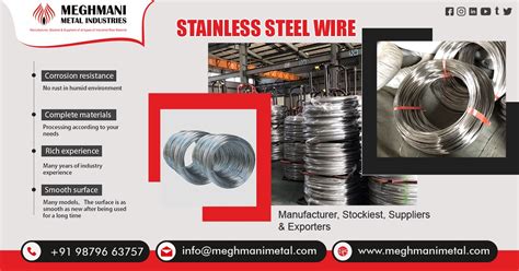 Best Supplier Of Ss Wires In India Meghmani Metal