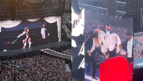 Chiefs TE Travis Kelce Joined Taylor Swift On Stage During Eras Tour