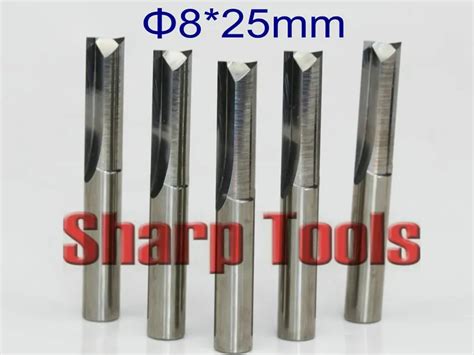 X Mm Two Straight Flute Carbide End Mills For Wood Eva Foam Cutting