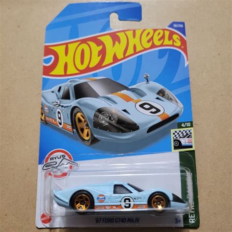Jual Hot Wheels Kemasan Jelek Ford Gt Mk Iv Retro Racers Gulf Shopee Indonesia