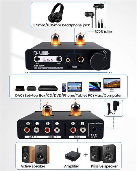 Snapklik FX Audio Tube 02 Pro Tube Headphone Amplifier Vacuum