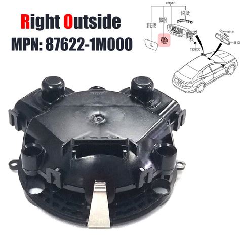 Rh Lh Outside Mirror Actuator Motor For Hyundai Kia Forte Optima