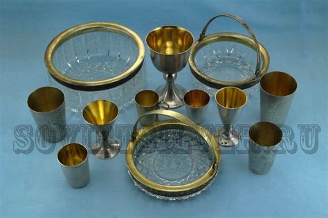 Серебряная посуда в магазине «Советское Столовое Серебро»