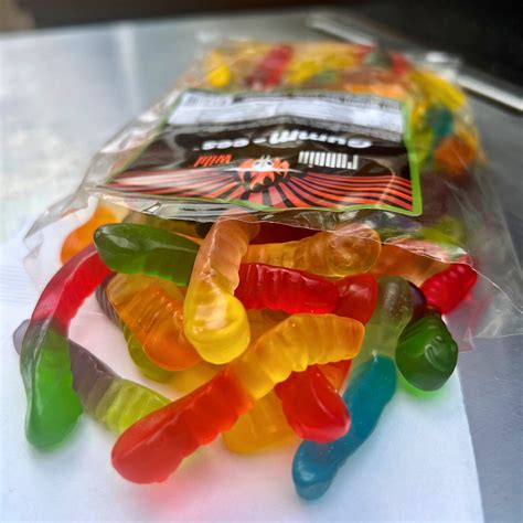 Gummy Candy Variety Pack Sweet Gummy Worms Sour Gummy Worms And Peach