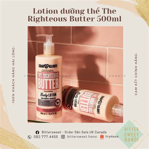 mẫu mới Sữa dưỡng thể Soap and Glory THE RIGHTEOUS BUTTER BODY