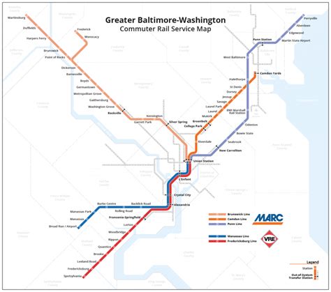 Maryland and Virginia’s commuter rail look great together on one map ...