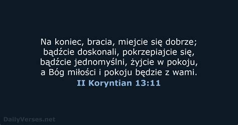 Maja Biblijny Werset Dnia Ii Koryntian Dailyverses Net