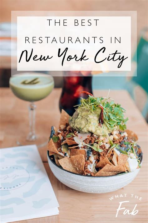 Fun Places To Eat In Nyc Restaurants You Wont Want To Miss 2021