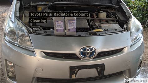 Toyota Prius Hybrid Radiator Condenser Cleaning Process Installed