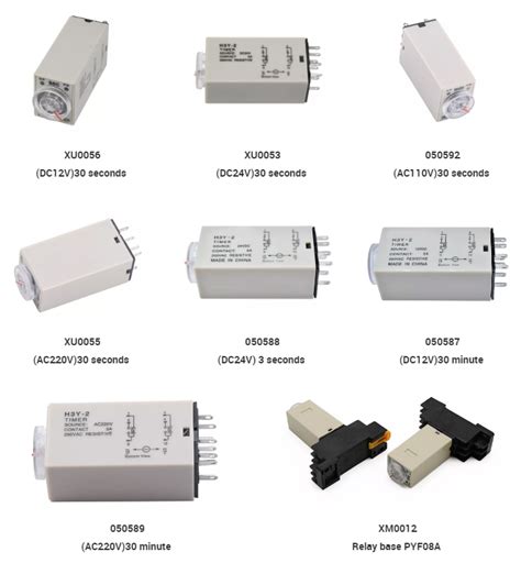 Delay Timer H3y 2 Time Relay With Base Countdown Timer Mini Time Relay