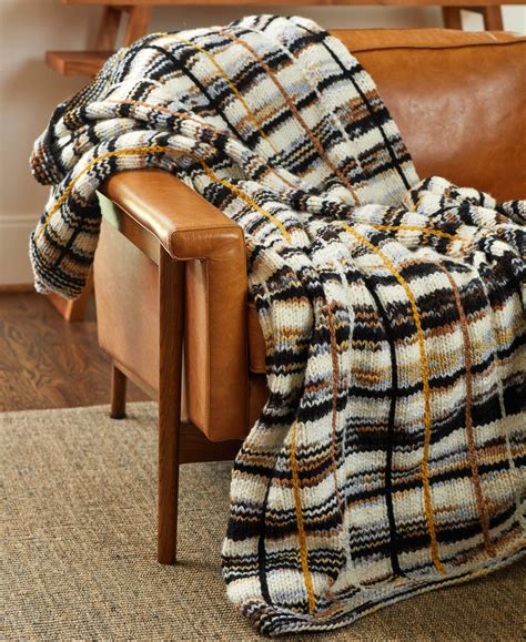 Plaid Blanket Premier Yarns