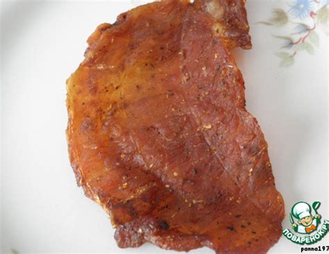 Вяленое мясо "Мужу к пиву" – кулинарный рецепт