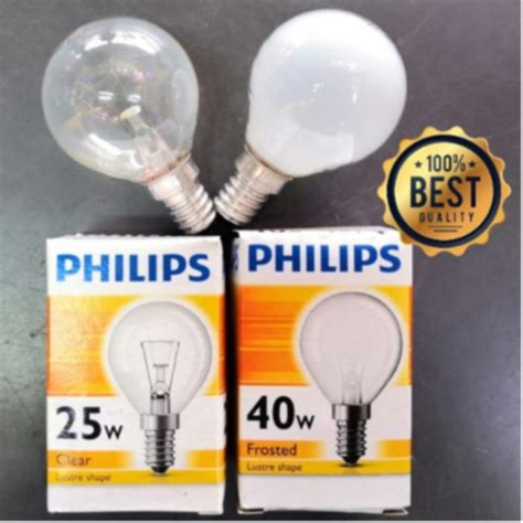 Ready Stock Philips Incandescent Lamp Bulb W W E V P