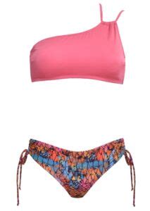 Vienna Mixed One Shoulder Bikini Zeta Curves