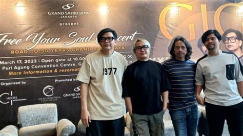 Band Gigi Siap Rayakan Konser Bertajuk Gigi Free Yout Soul Live In