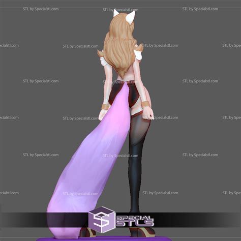Ahri Naked NSFW Ready To D Print D Model SpecialSTL