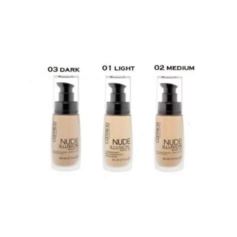 Catrice Cosmetics Nude Illusion Foundation Long Lasting Matte Coverage Foundation Shopee