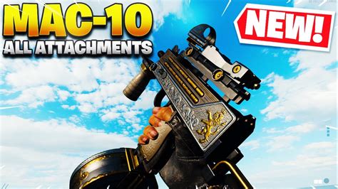 The New Mac 10 Smg All Attachments And Customization Options Black