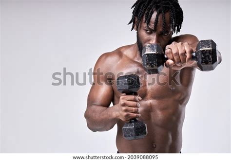 Portrait Handsome Male Naked Torso Doing Stock Photo Shutterstock
