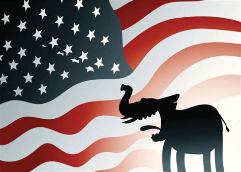 Republican Elephant Silhouette Stock Photos Pictures And Royalty Free
