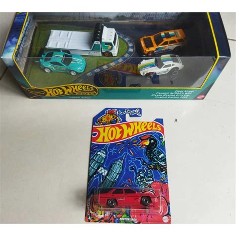 Hot Wheels Premium Greddy Diorama Boxset Proton Saga Special Card