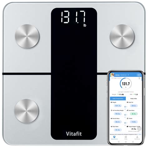 Vitafit Smart Scales For Body Weight And Fat Percentage Weighing