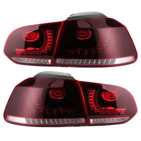 Vland For Rlook Fanali Posteriori Dinamici A Led Full Lente Rosso