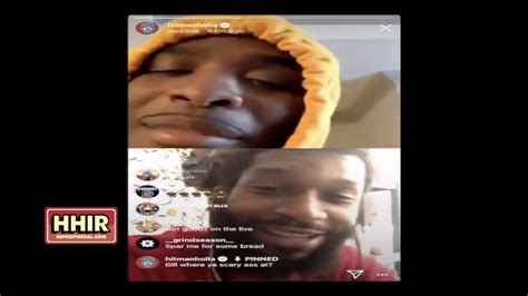 Hitman Holla And Bill Collector Have A Talk On Ig Live Youtube