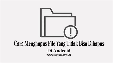 File Di Sd Card Tidak Bisa Dihapus Teknoid