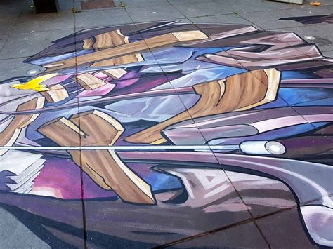 D Streetpainting At Festival Bovengronds In Heerlen The Netherlands