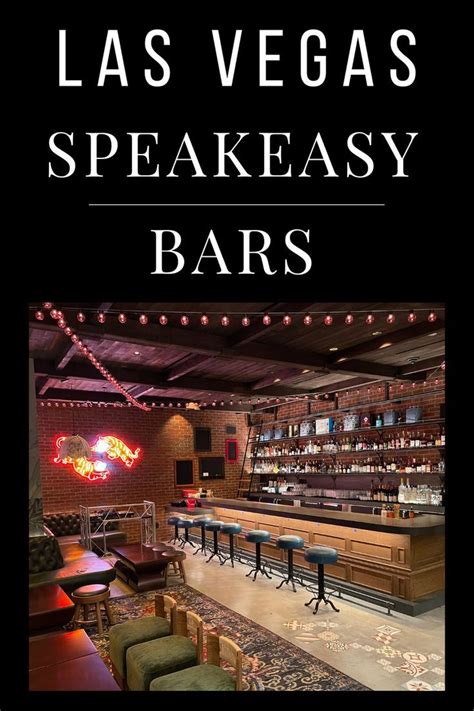 Hidden Speakeasies Discover The Secret Bars Of Las Vegas