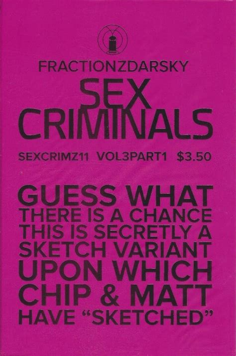 Sex Criminals Randomly Inserted Sketch Prices Sex Criminals Series
