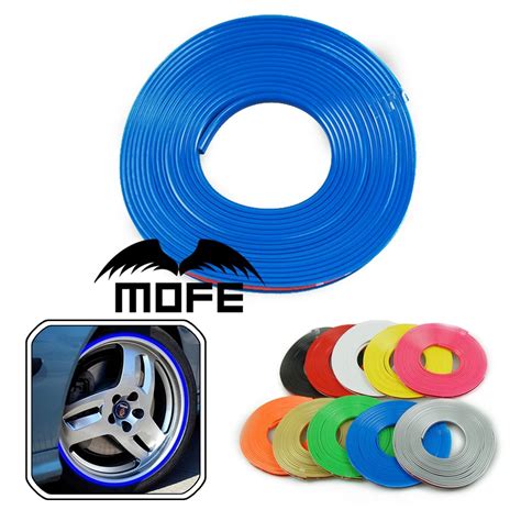 Car Styling MOFE Universal Car Auto Alloy Wheel Rim Protectors For 4