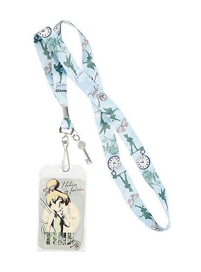 Loungefly Disney Peter Pan Tinker Bell Lanyard Hot Topic Loungefly Disney Tinkerbell Bell