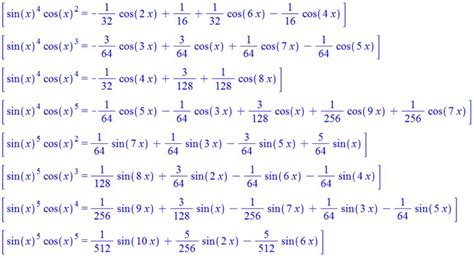 Trigonom Trie En Puissance Lin Arisation