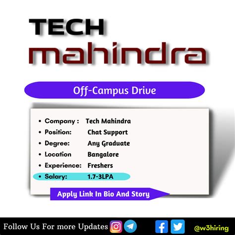 Tech Mahindra Recruitment 2023 Hiring Chat Support Any Graduate